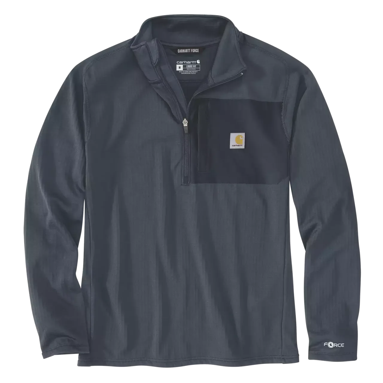 Carhartt Force™ Ironwood Relaxed 1/2 Zip Mock Neck
