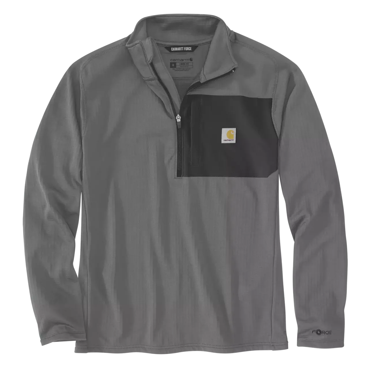 Carhartt Force™ Ironwood Relaxed 1/2 Zip Mock Neck