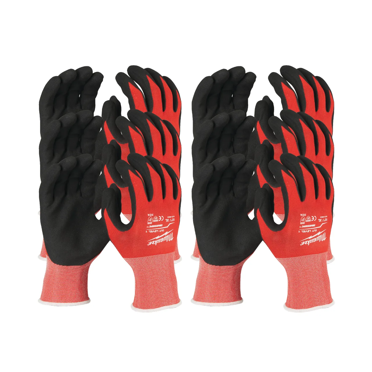 Cut A Gloves Gants Anti Coupure Niveau 1 - XL/10 - Pack 12pcs