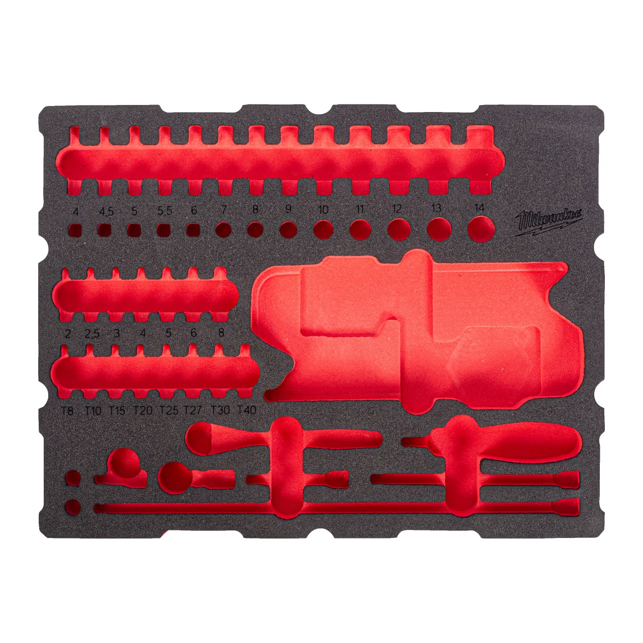 ½'' Ratchet and Bit Socket Set Packout Foam Insert