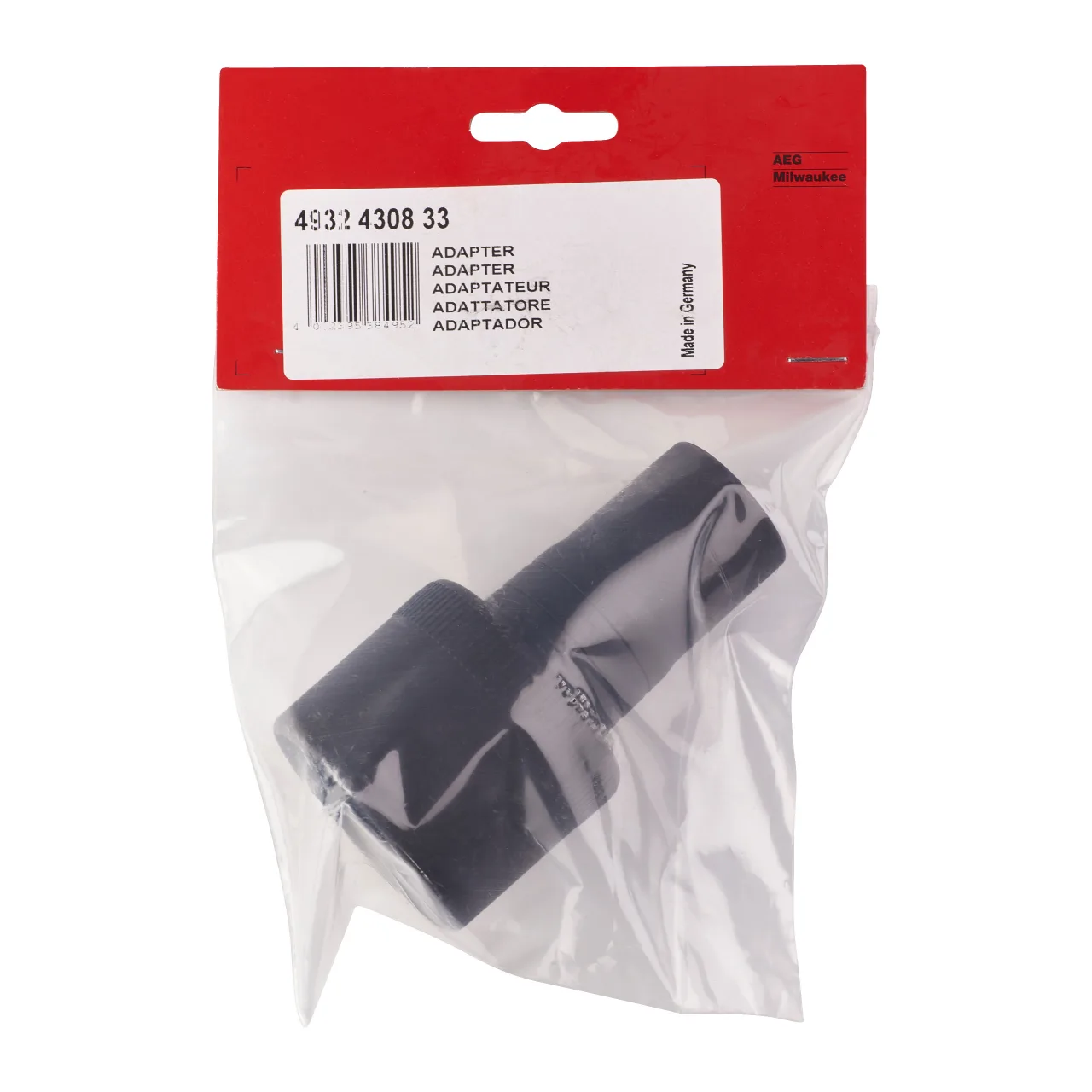 Adaptateur pour une connextion avec tuyau d'aspiration (référence 330552). Adapters