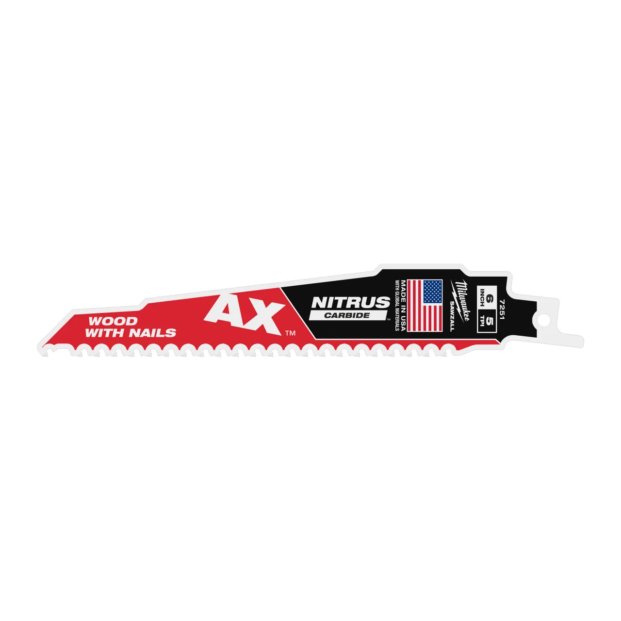 AX™ avec dents NITRUS CARBIDE™ - 150 mm - 1 pièce Wood with Nails AX with NITRUS Carbide Teeth