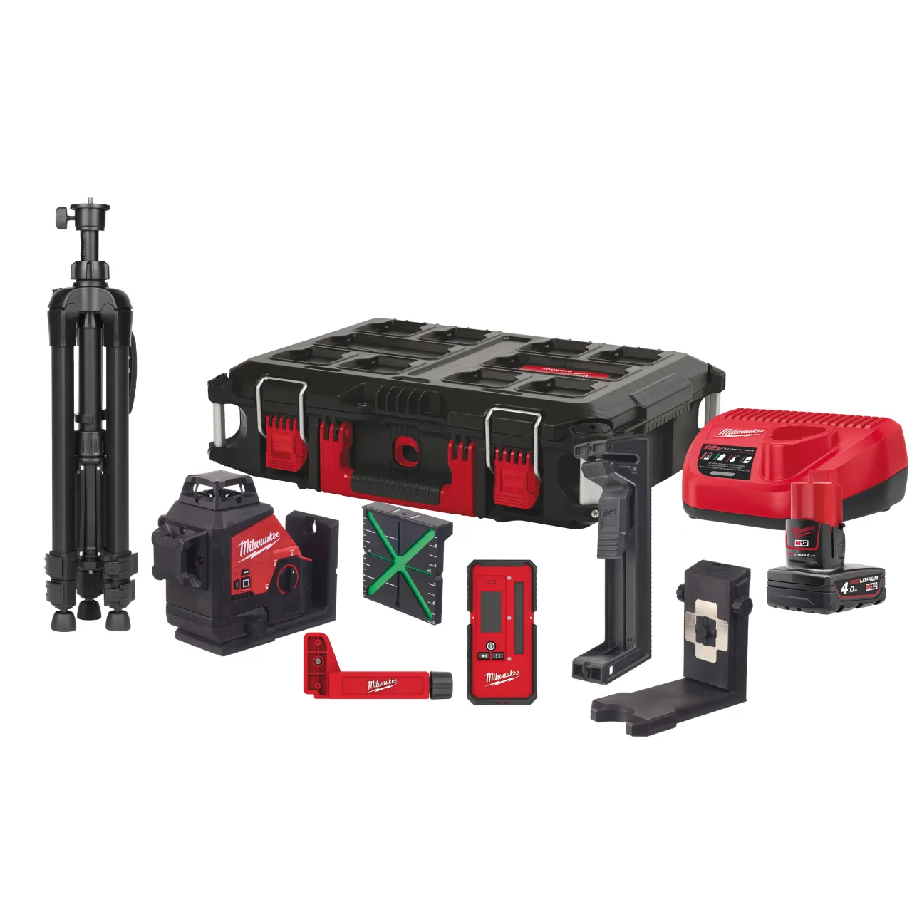 M12 3PL M12™ Kit laser vert 3 lignes 360°