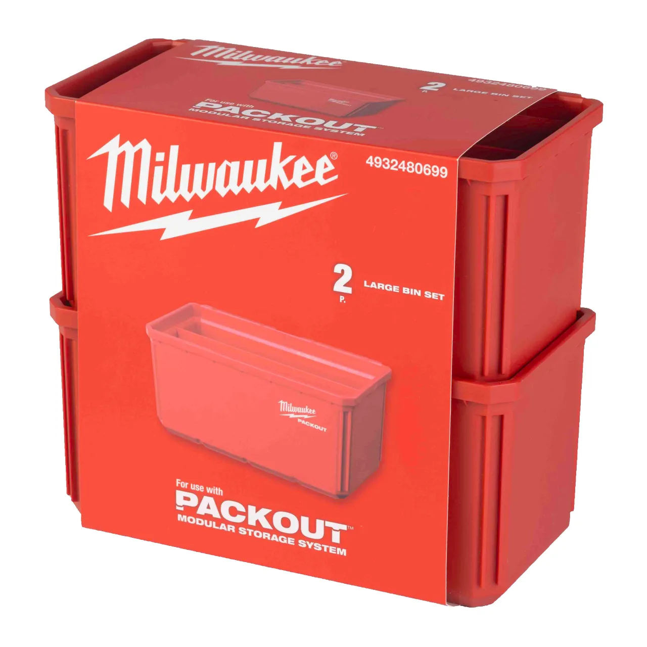 Bac PACKOUT™ 10 x 20 cm 2 pièces Packout 10x20 cm Nest Bin