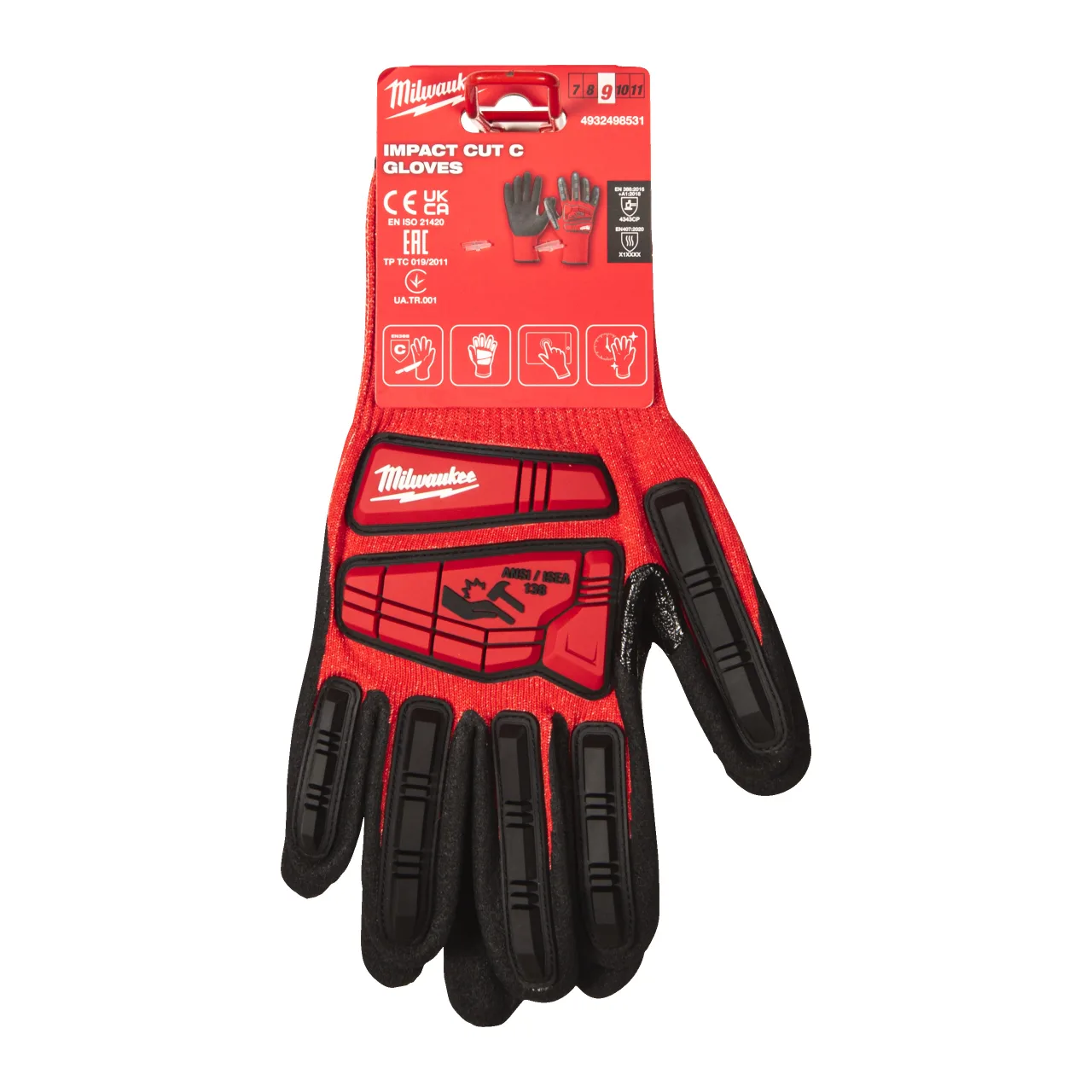 Gant anti-choc anti-coupure C - 10/XL Impact Pro Cut C Gloves