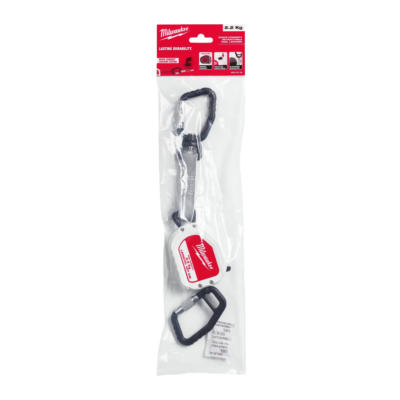 LANIERE QUICK-CONNECT RETRACTABLE 2.2 KG Retractable Tool Lanyard