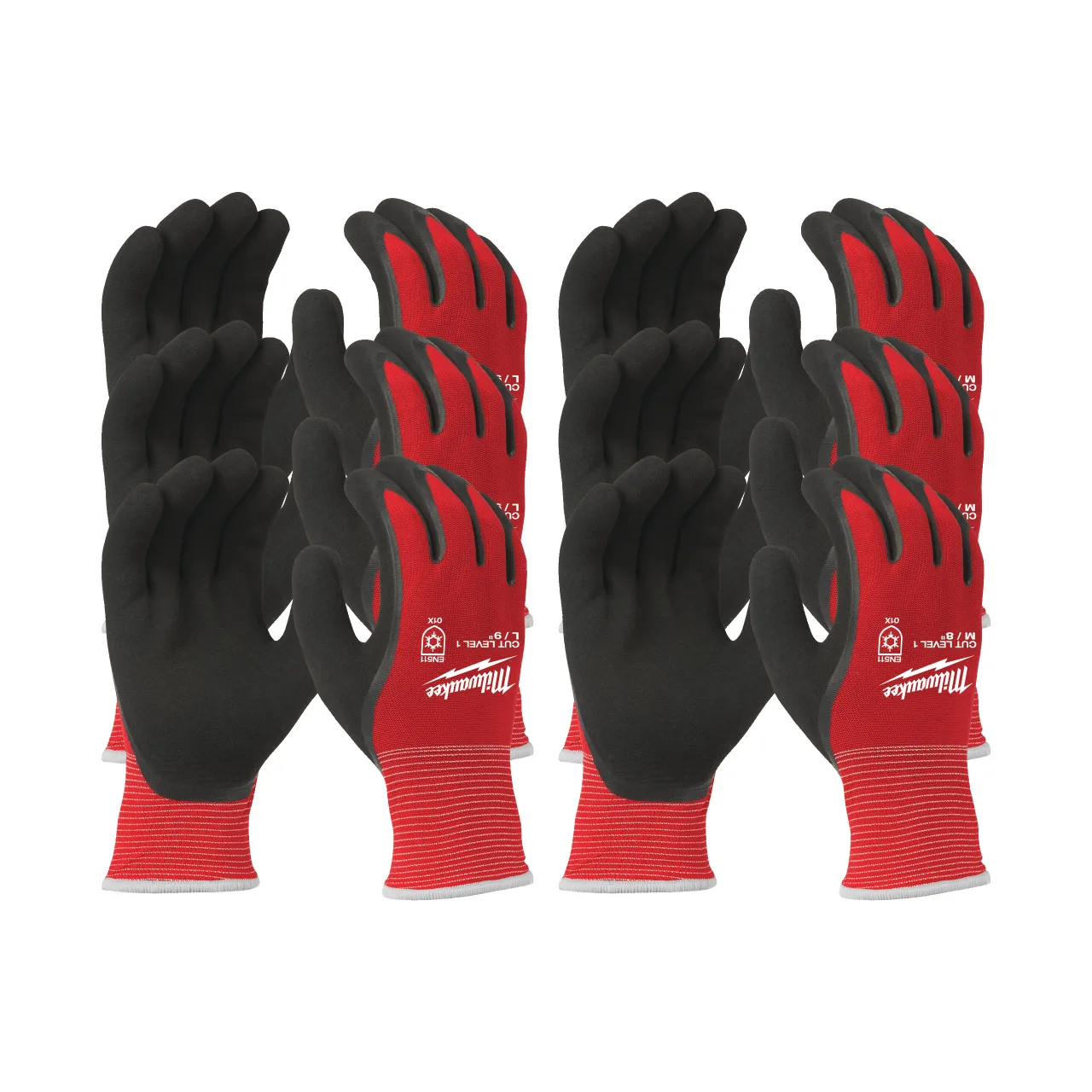 Winter Cut A Gloves Gants d'Hiver Anti Coupure Niveau 1 L/9 -  Pack de 12pcs