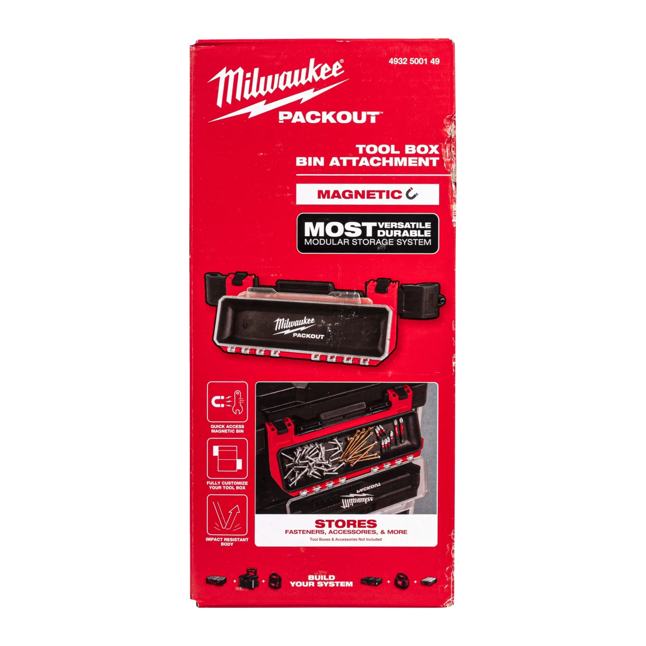 Accessoire à bac magnétique pour boîte à outils PACKOUT™ Packout Tool Box Magnetic Bin Attachment