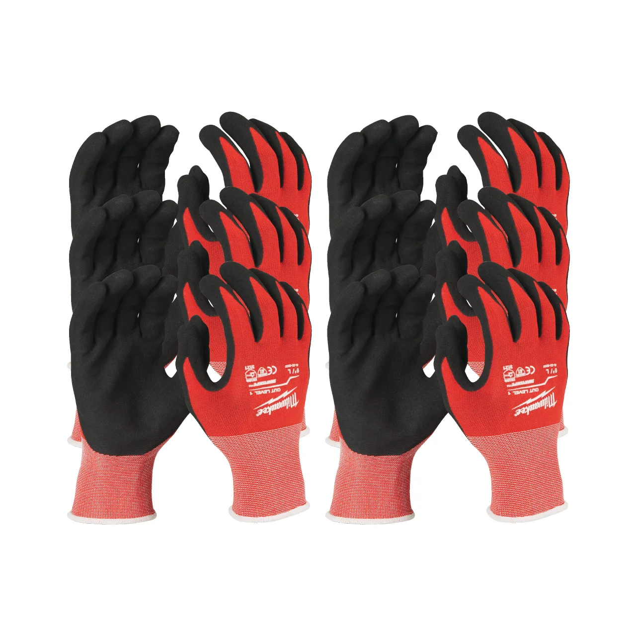 Cut A Gloves Gants Anti Coupure Niveau 1 - L/9 - Pack 12 Pcs