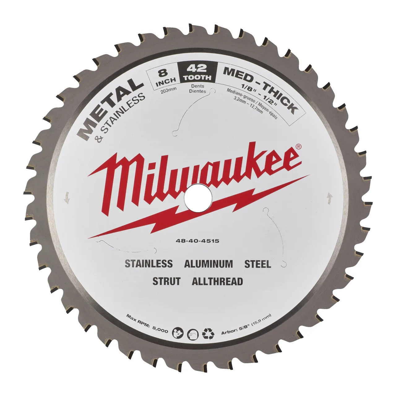 Circular saw blades for metal