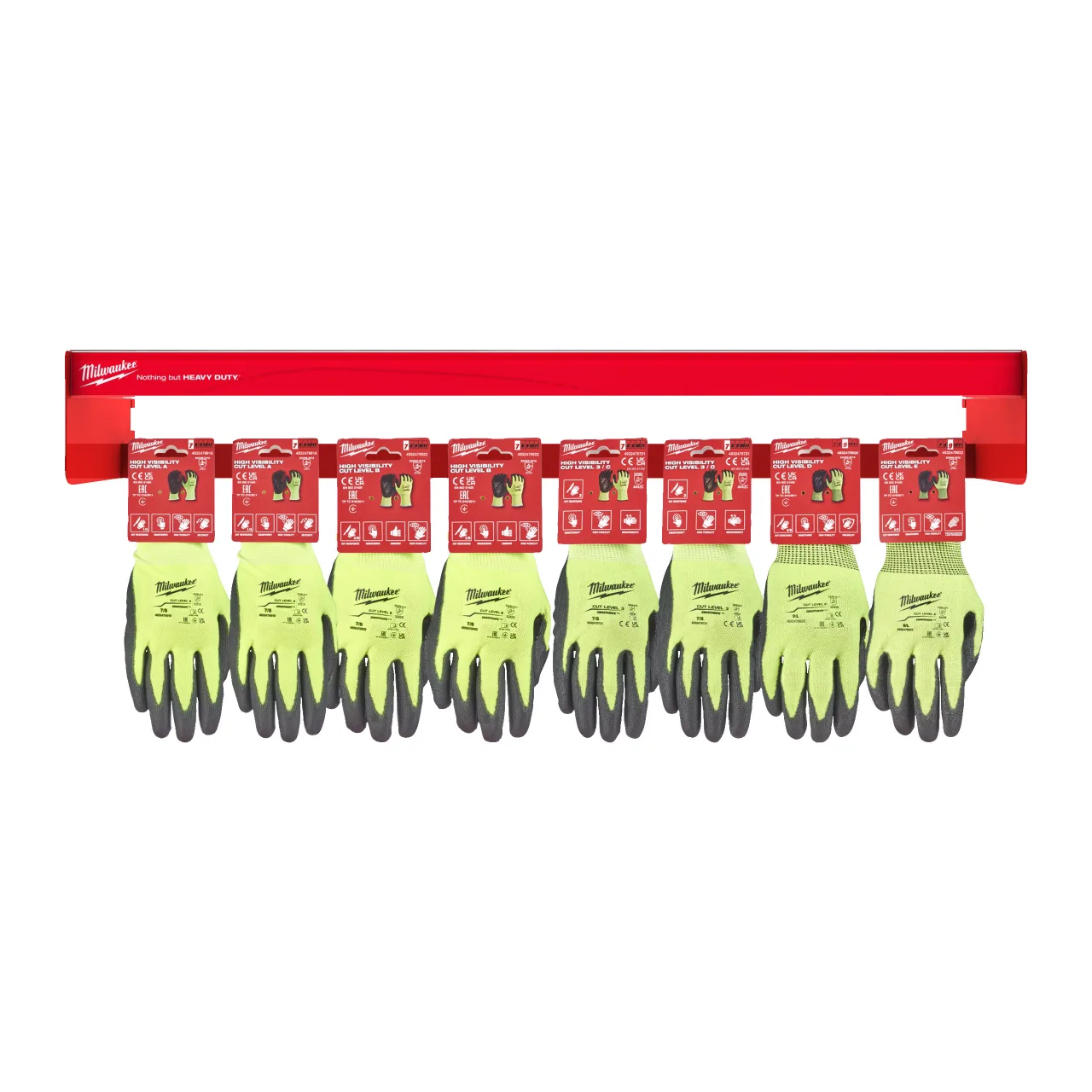 Barre de charge gants anti coupure Haute-visibilité Hi-Vis Cut Gloves - 1m row