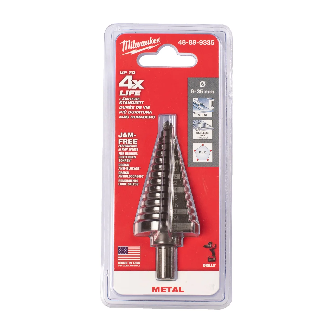 6 - 35 mm Step Drills