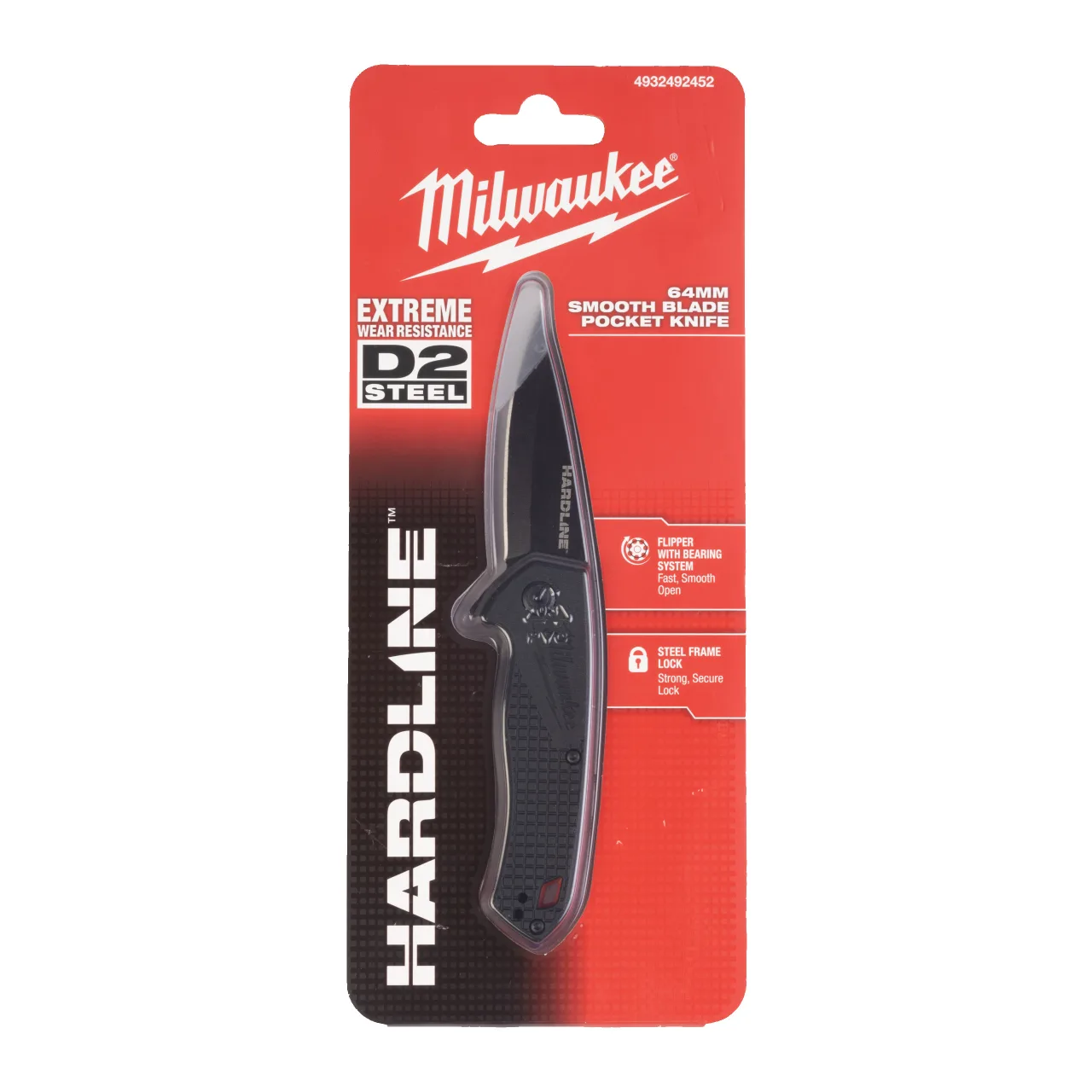 Couteau pliant HARDLINE™ 64mm - Lisse Hardline folding knives