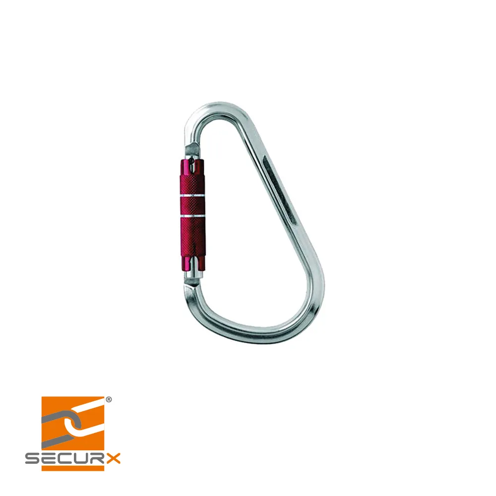 Mousqueton - AH24, alu, twist lock - ouverture 45 mm - SECURX