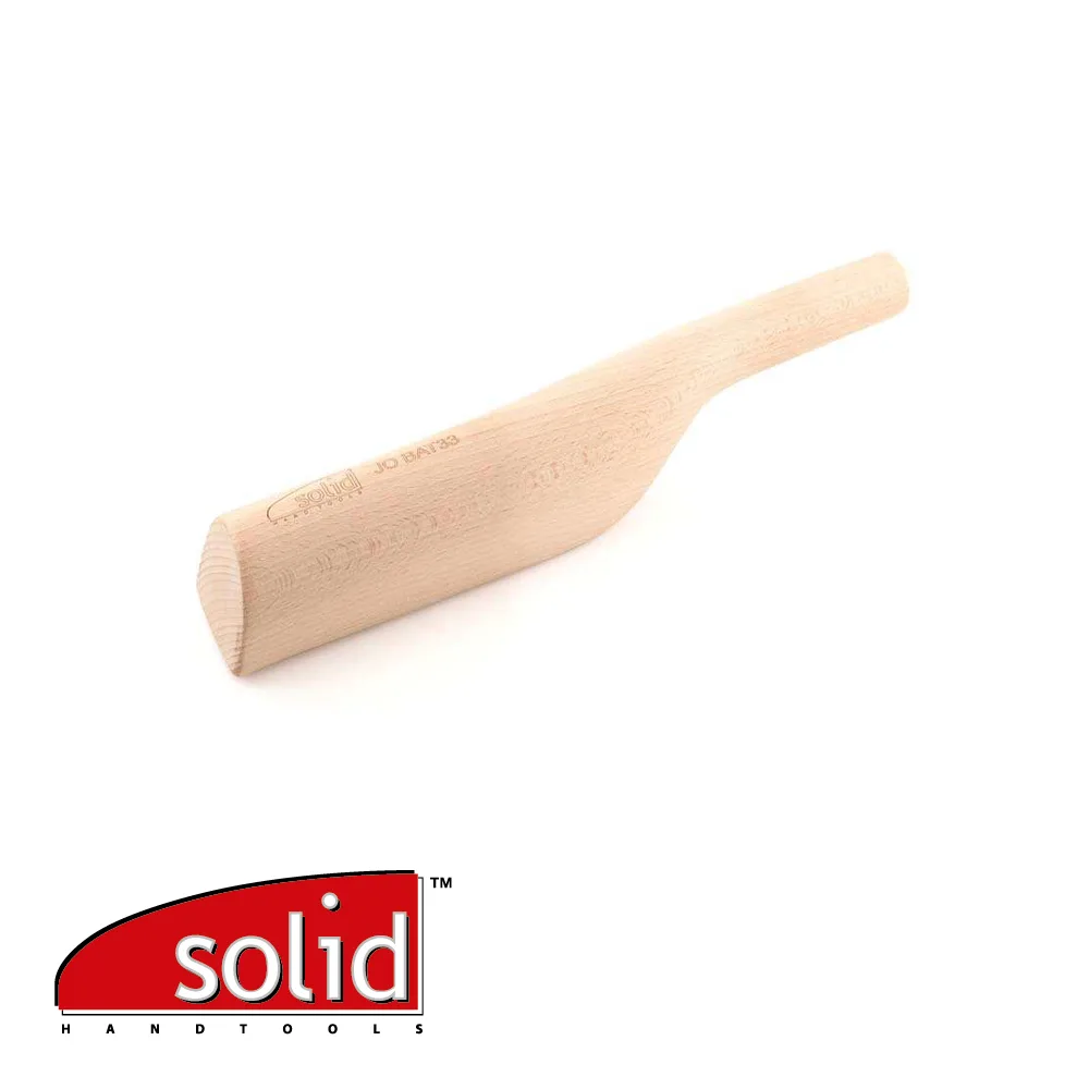 Batte de couvreur - bois, forme symétrique - 550 gr - SOLID