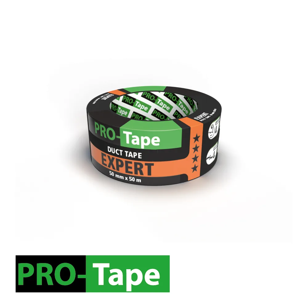 Duct Tape - EXPERT, noir - 50 mm x 50 m - PRO-TAPE (EX ST 4471900)