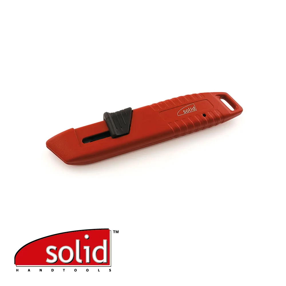 Couteau de sécurité - retour automatique - 60 x 0,65 mm - SOLID