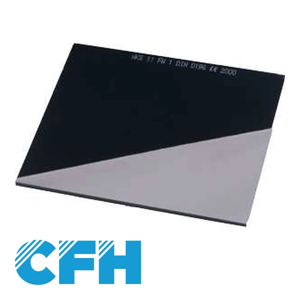 CFH Verre soudure - verre mineral DIN 9, EN 166/169, prix par 2 pc. - 90 x 110 mm