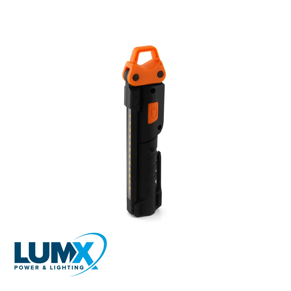 Lampe d'inspection LED - SLIM LIGHT, rechargeable, 3+1 W, IP 20 - LUMX