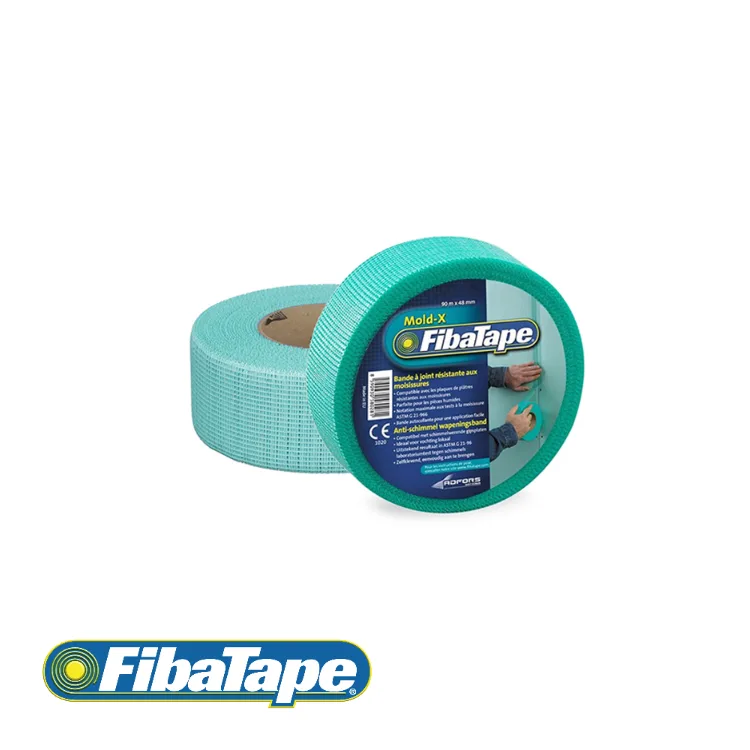 FIBATAPE Bande à joint - MOLD X, vert, résistante aux moisissures - 48 mm x 90 m