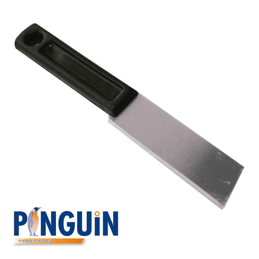 Couteau à démastiquer - pour mastique, acier, manche PP - 90 x 30 mm - PINGUIN