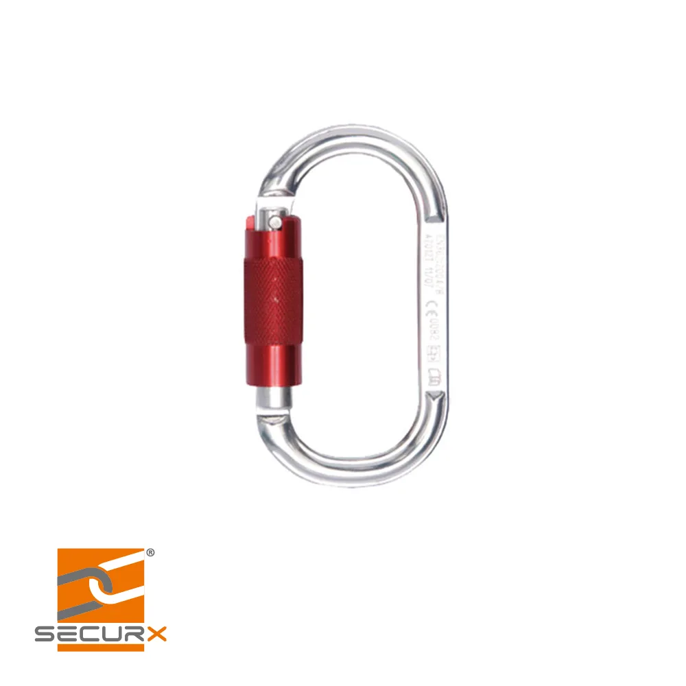 Mousqueton - AH20, alu, twist lock - ouverture 20 mm - SECURX