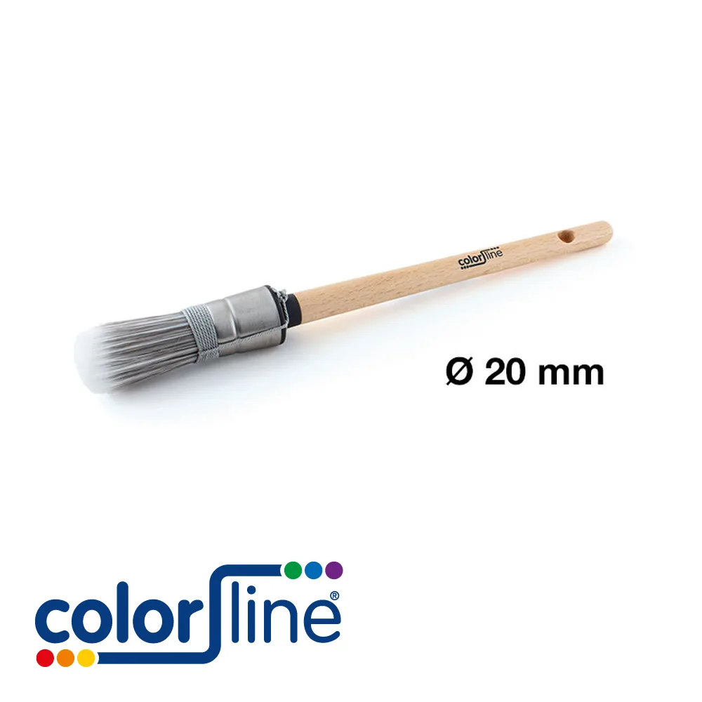 Brosse de peintre - PRE+, ronde, fibres PE grises - nr. 10 - ALL - COLOR LINE