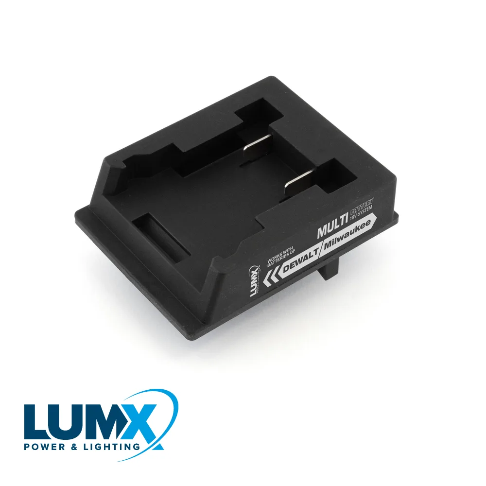 Adaptateur - DEWALT batterie - pour série-M, GALAXY MULTI-BATTERY HYBRID - LUMX