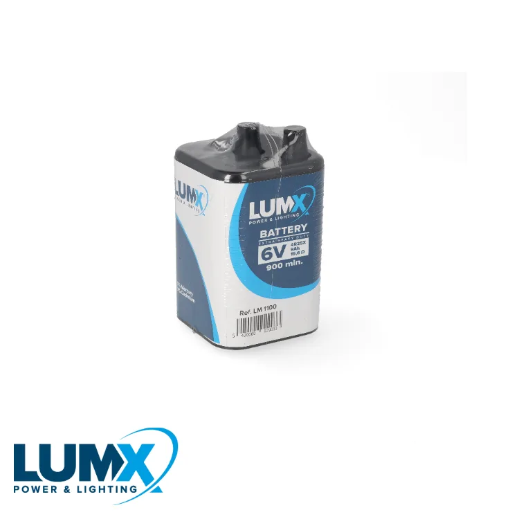 Batterie - 6V, 4R25 K/ZN 9Ah - 1 pc. - LUMX