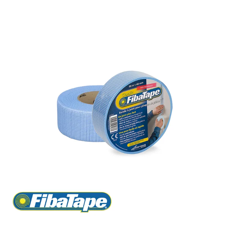 Bande à joint - CLASSIC, bleu, pour plaques de plâtre - 48 mm x 90 m - FIBATAPE