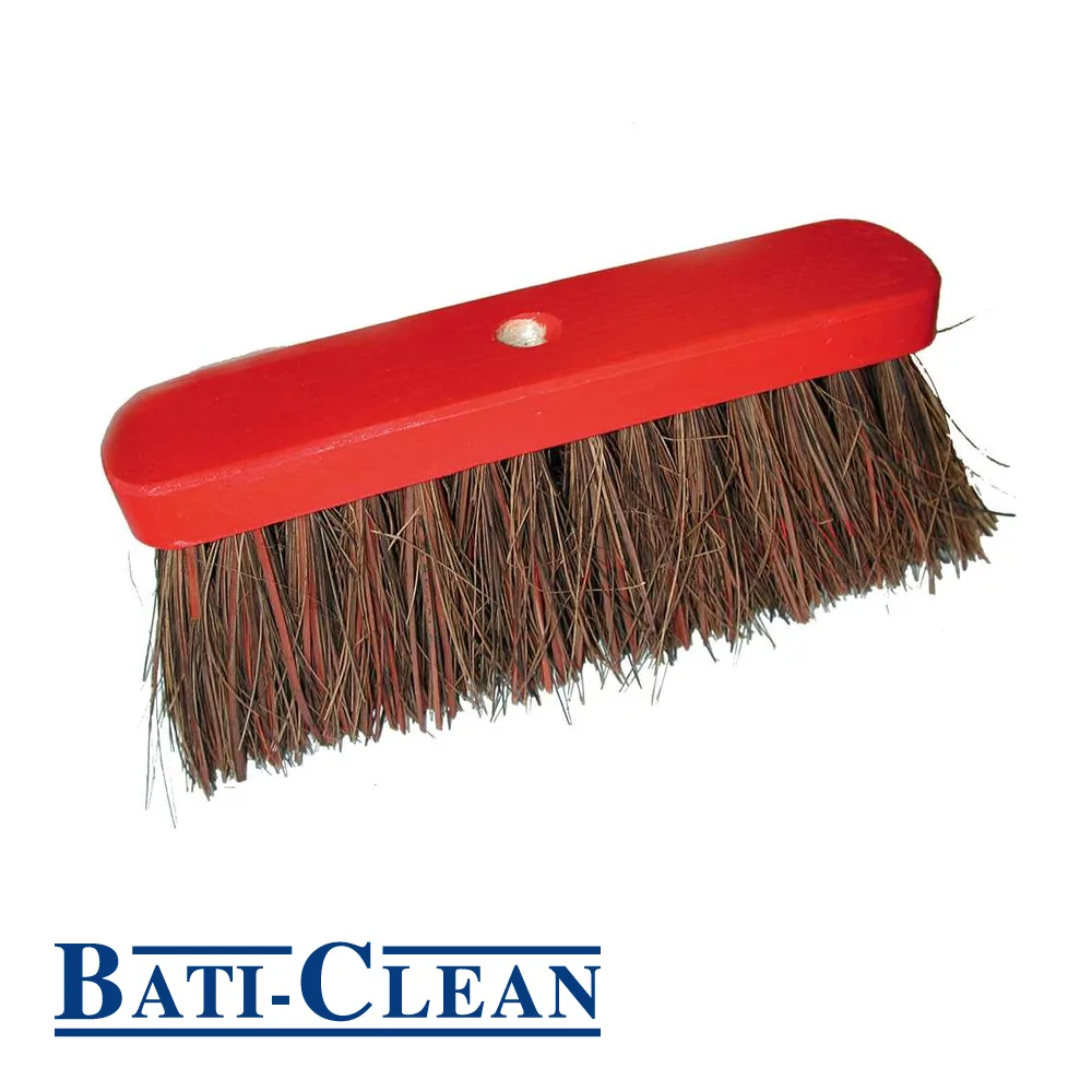Balai de rue - 50 % bassine, rouge - 290 mm - BATI-CLEAN
