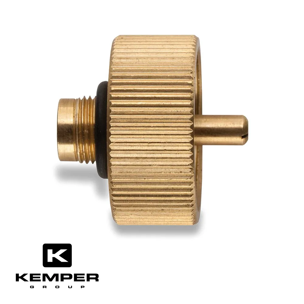 Adaptateur - pour gaz KEMAP, connection US vers connection EU 7/16" - KEMPER
